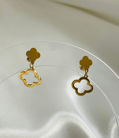 Lucky Clover Drop Earrings