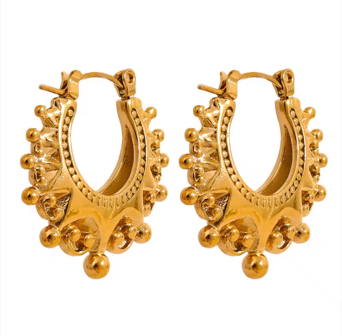 Lock In Hoop Earrings