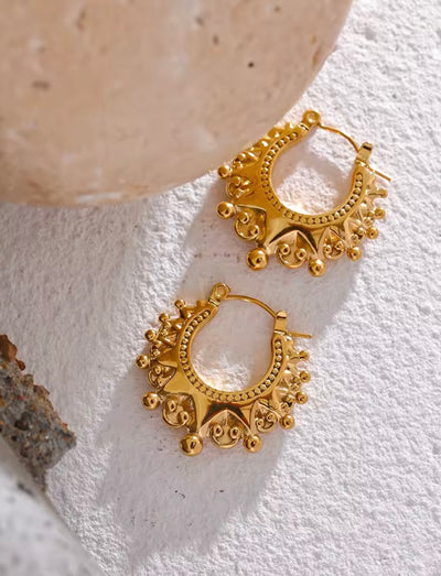 Lock In Hoop Earrings