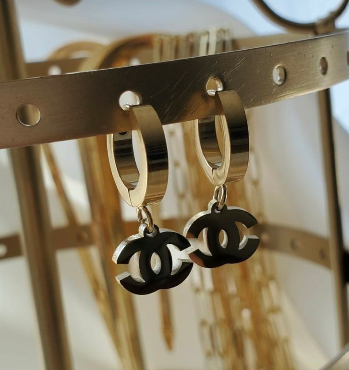 Huggie CeCe Earrings